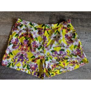 Joe Fresh Floral shorts with pockets